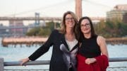 Nancy Webster Executive Director of Brooklyn Bridge Park Conservancy Regina Myer Outgoing President of Brooklyn Bridge Park