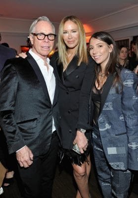 L R Tommy Hilfiger Dee Ocleppo and Ally Hilfiger